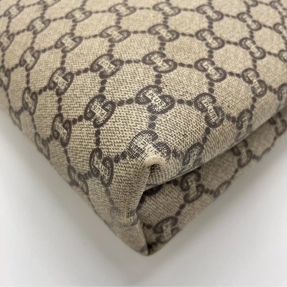 “24 hour sale”Authentic Gucci PLUS Sherry Line Beige PVC Tote Bag BEAUTIFUL BAG - Picture 10 of 16